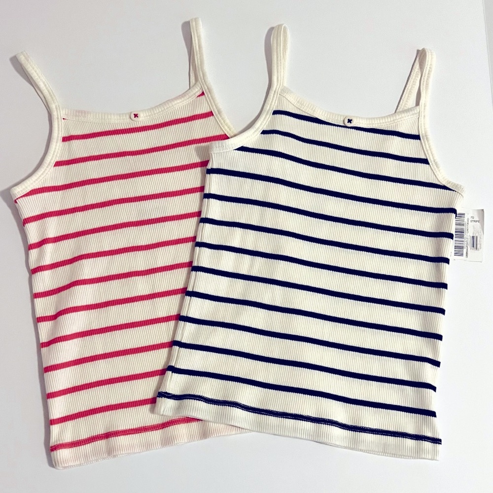 Adventure Wear by Copper key | Size 5 | striped spaghetti strap tanks | NWT